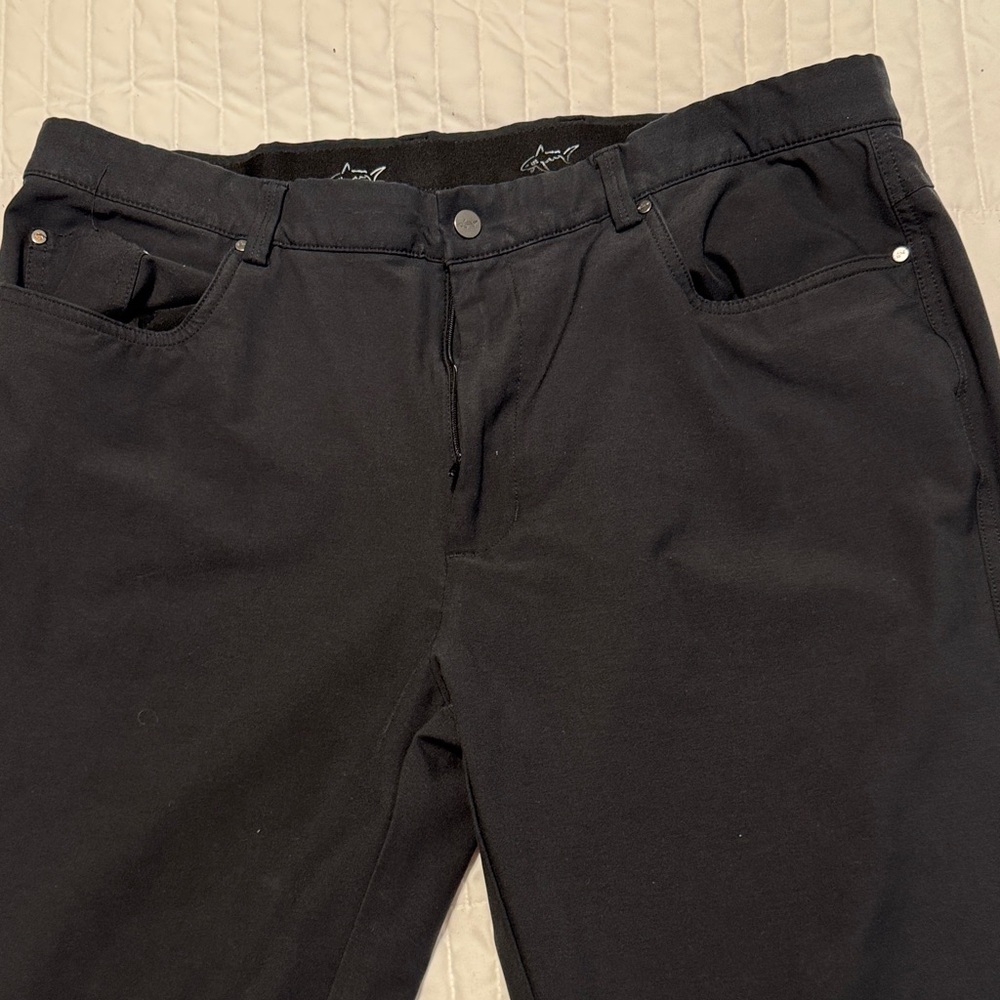 Greg Norman Collection Men's Black Golf Pants